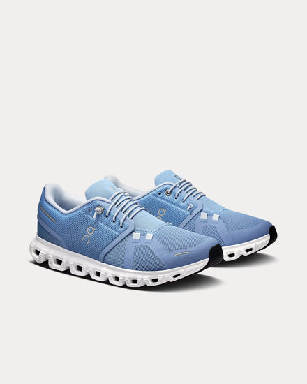 On Running Cloud 6 Chambray / White Running Shoes - 3