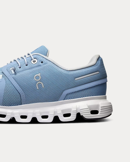 On Running Cloud 6 Chambray / White Running Shoes - 5