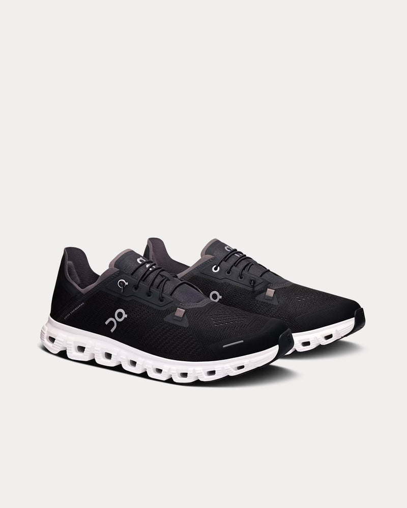 On Running Cloud 6 Coast Black / White Running Shoes - 3