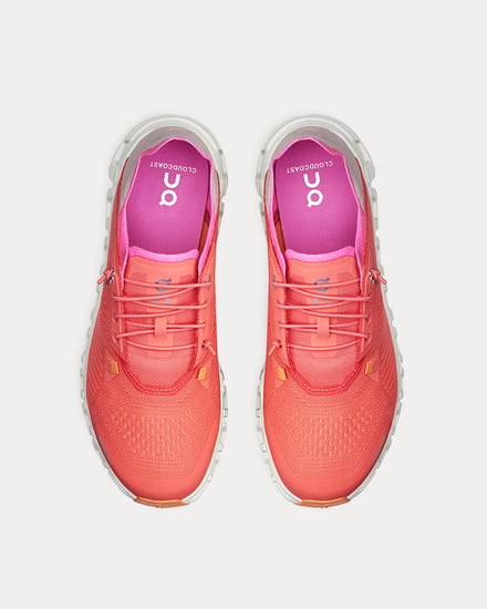 On Running Cloud 6 Coast Salmon / Pearl Running Shoes - 2