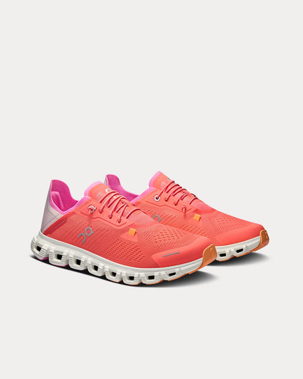 On Running Cloud 6 Coast Salmon / Pearl Running Shoes - 3