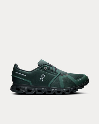 On Running Cloud 6 Evergreen / Black Running Shoes