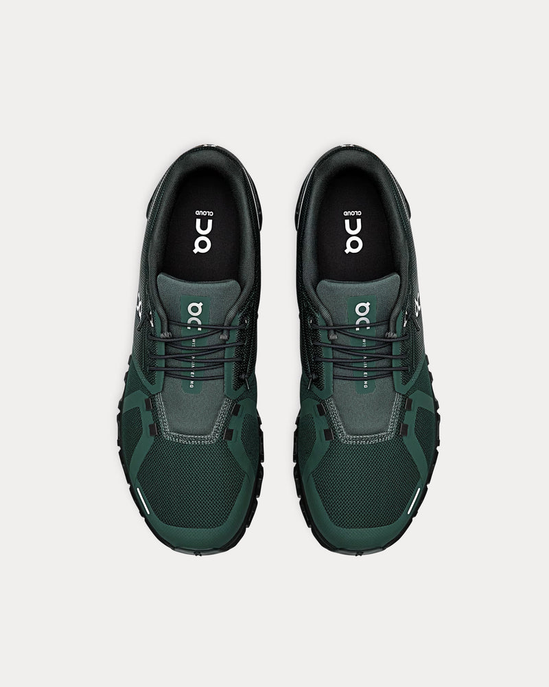 On Running Cloud 6 Evergreen / Black Running Shoes - 2