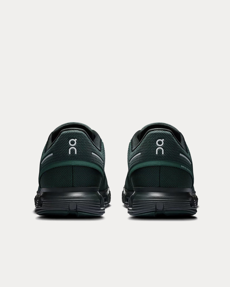 On Running Cloud 6 Evergreen / Black Running Shoes - 4