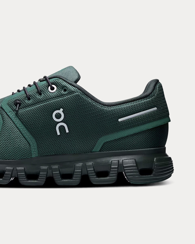 On Running Cloud 6 Evergreen / Black Running Shoes - 5