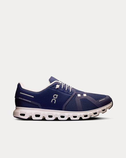 On Running Cloud 6 Midnight / White Running Shoes - 1