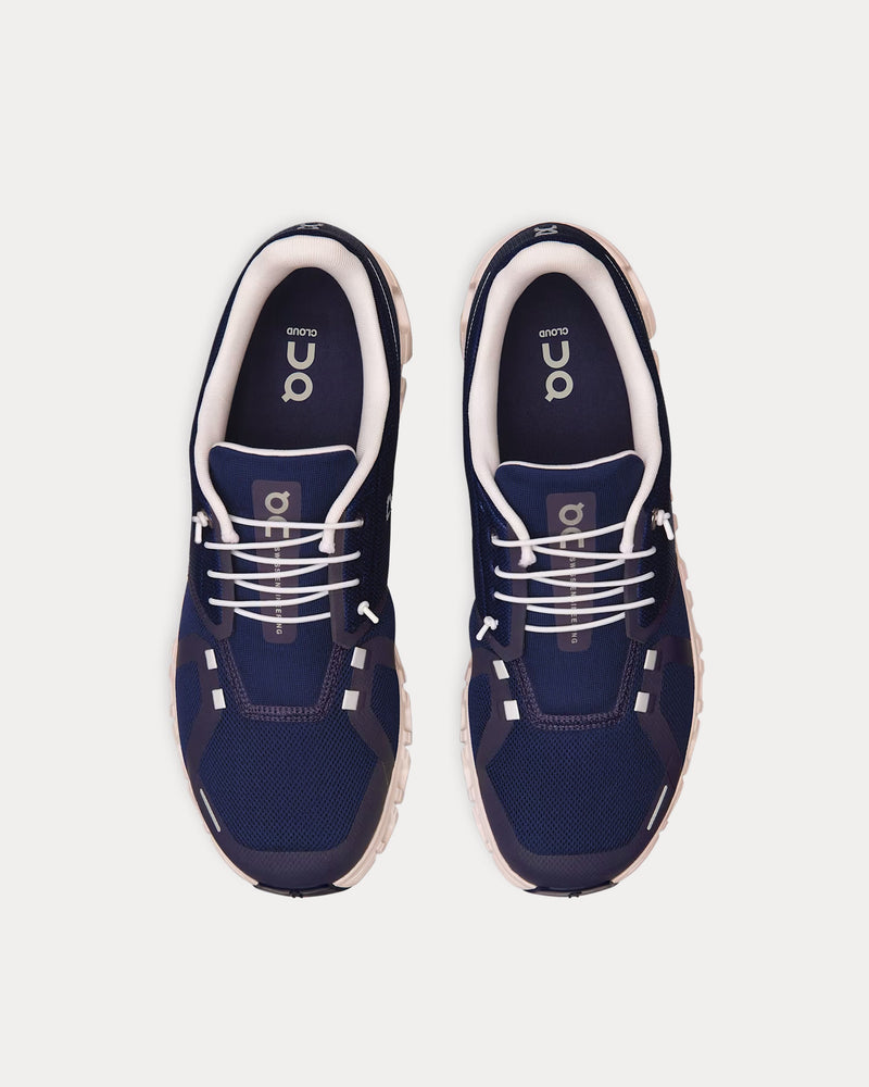 On Running Cloud 6 Midnight / White Running Shoes - 2