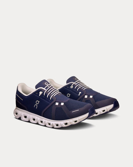 On Running Cloud 6 Midnight / White Running Shoes - 3