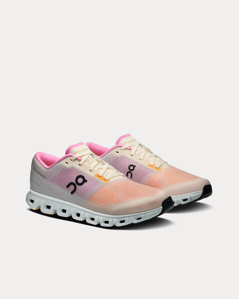 On Running Cloud 6 Push Tangerine / Raspberry Running Shoes - 3