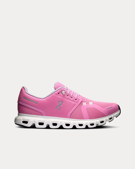 On Running Cloud 6 Raspberry / White Running Shoes - 1