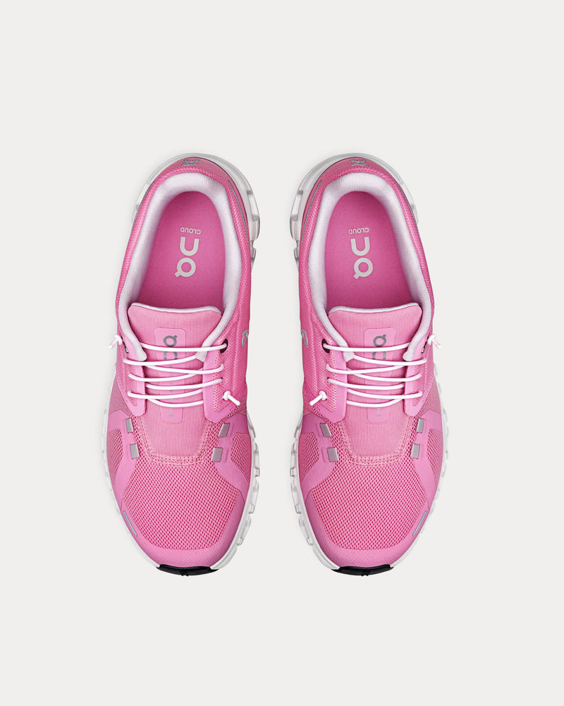 On Running Cloud 6 Raspberry / White Running Shoes - 2
