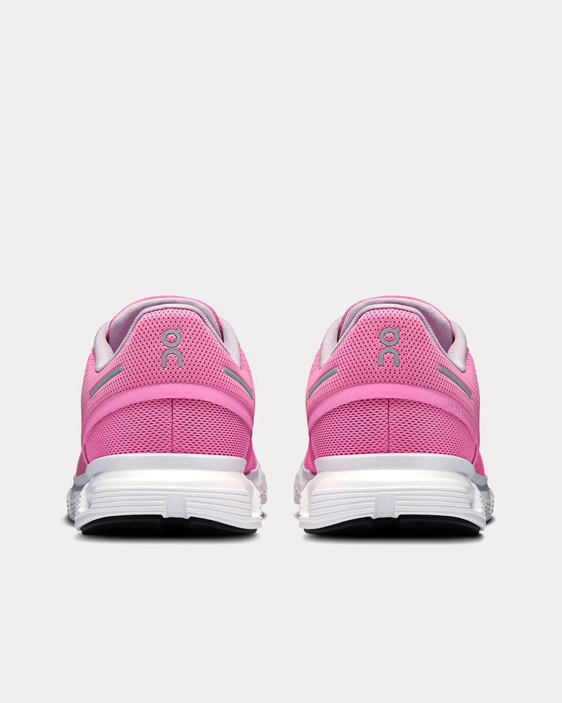 On Running Cloud 6 Raspberry / White Running Shoes - 4