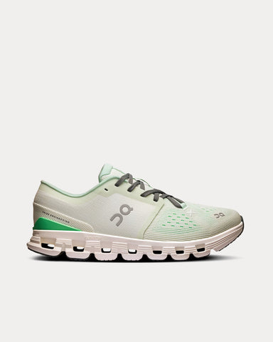 On Running Cloud X 4 Aloe / Honeydew Running Shoes