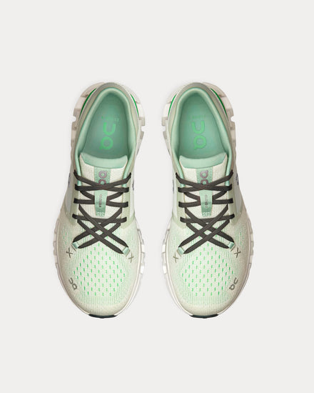 On Running Cloud X 4 Aloe / Honeydew Running Shoes - 2