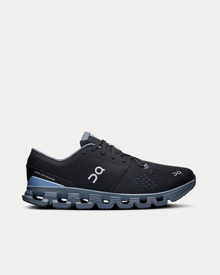 On Running Cloud X 4 Black / Chambray Running Shoes - 1