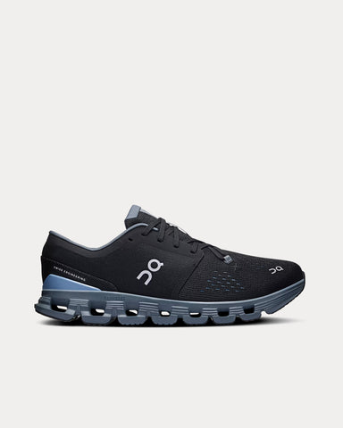On Running Cloud X 4 Black / Chambray Running Shoes