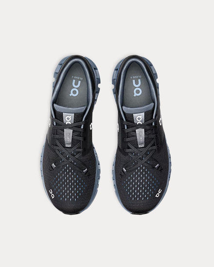 On Running Cloud X 4 Black / Chambray Running Shoes - 2