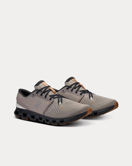 On Running Cloud X 4 Fog / Black Running Shoes - 3