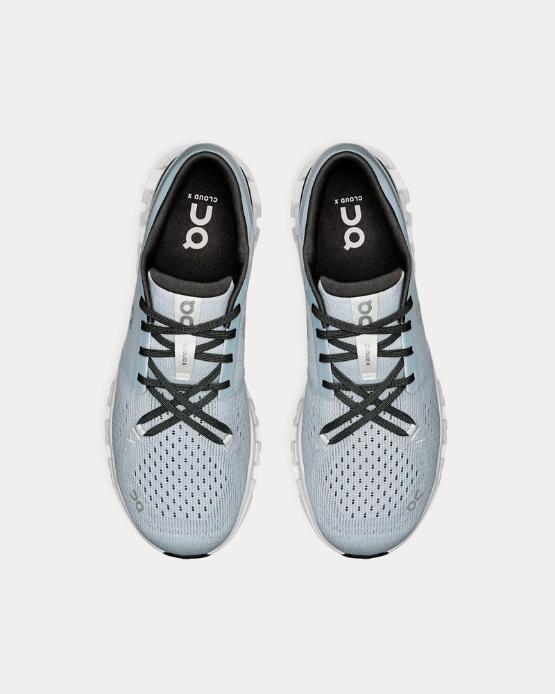 On Running Cloud X 4 Glacier / Stone Running Shoes - 2