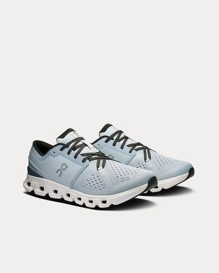 On Running Cloud X 4 Glacier / Stone Running Shoes - 3