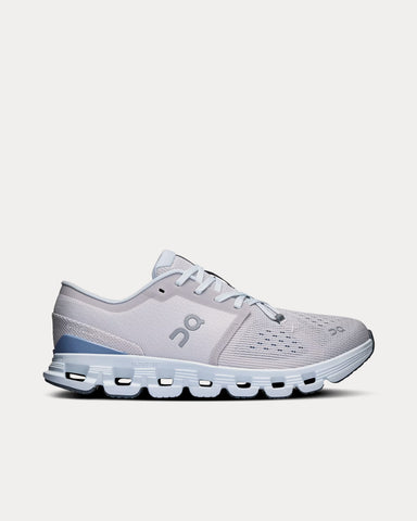 On Running Cloud X 4 Silver / Chambray Running Shoes