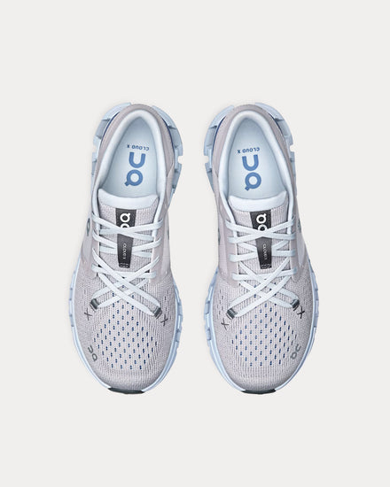 On Running Cloud X 4 Silver / Chambray Running Shoes - 2