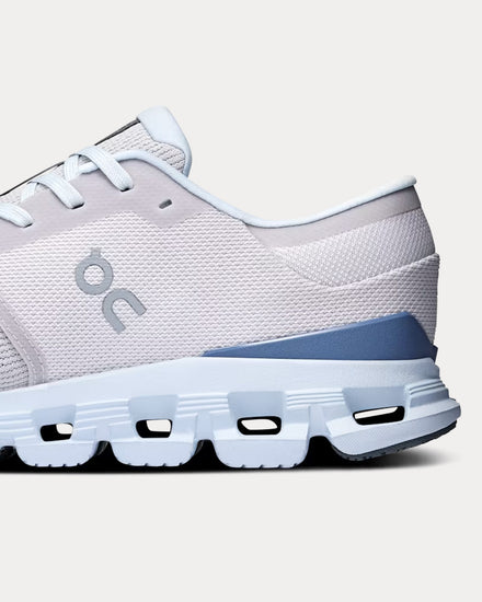 On Running Cloud X 4 Silver / Chambray Running Shoes - 5
