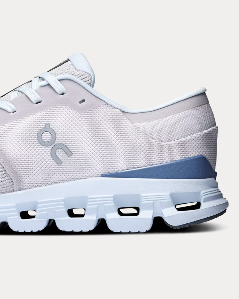On Running Cloud X 4 Silver / Chambray Running Shoes - 5