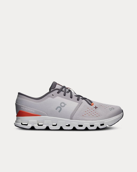 On Running Cloud X 4 Silver / Flame Running Shoes - 1