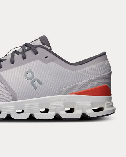 On Running Cloud X 4 Silver / Flame Running Shoes - 5