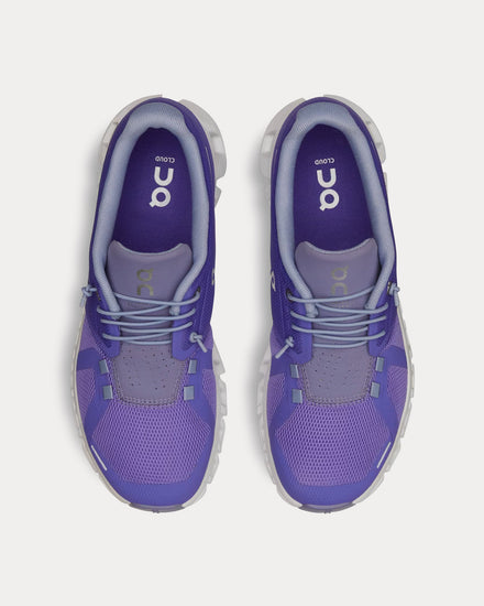 On Running Cloud 5 Blueberry / Feather Running Shoes - 2