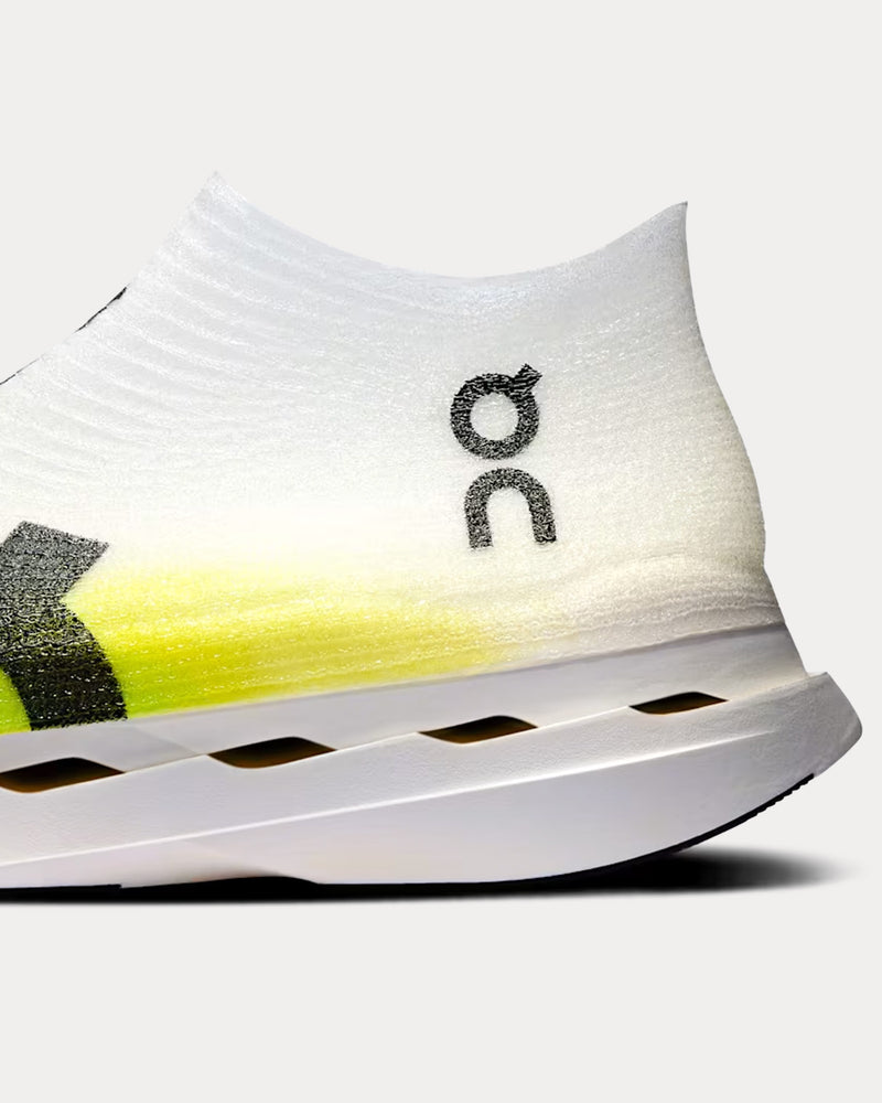 On Running Cloudboom Strike LS White / Lime Running Shoes - 5
