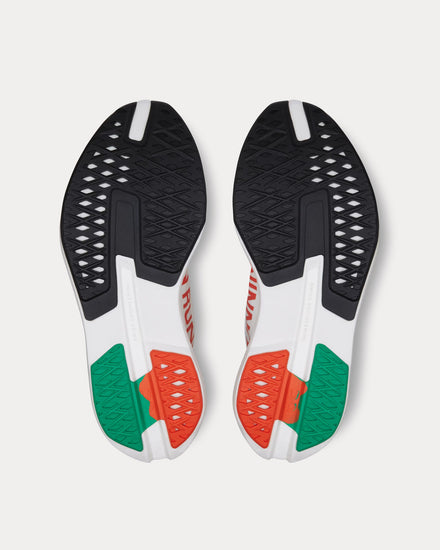 On Running Cloudboom Zone White / Flame Running Shoes - 4