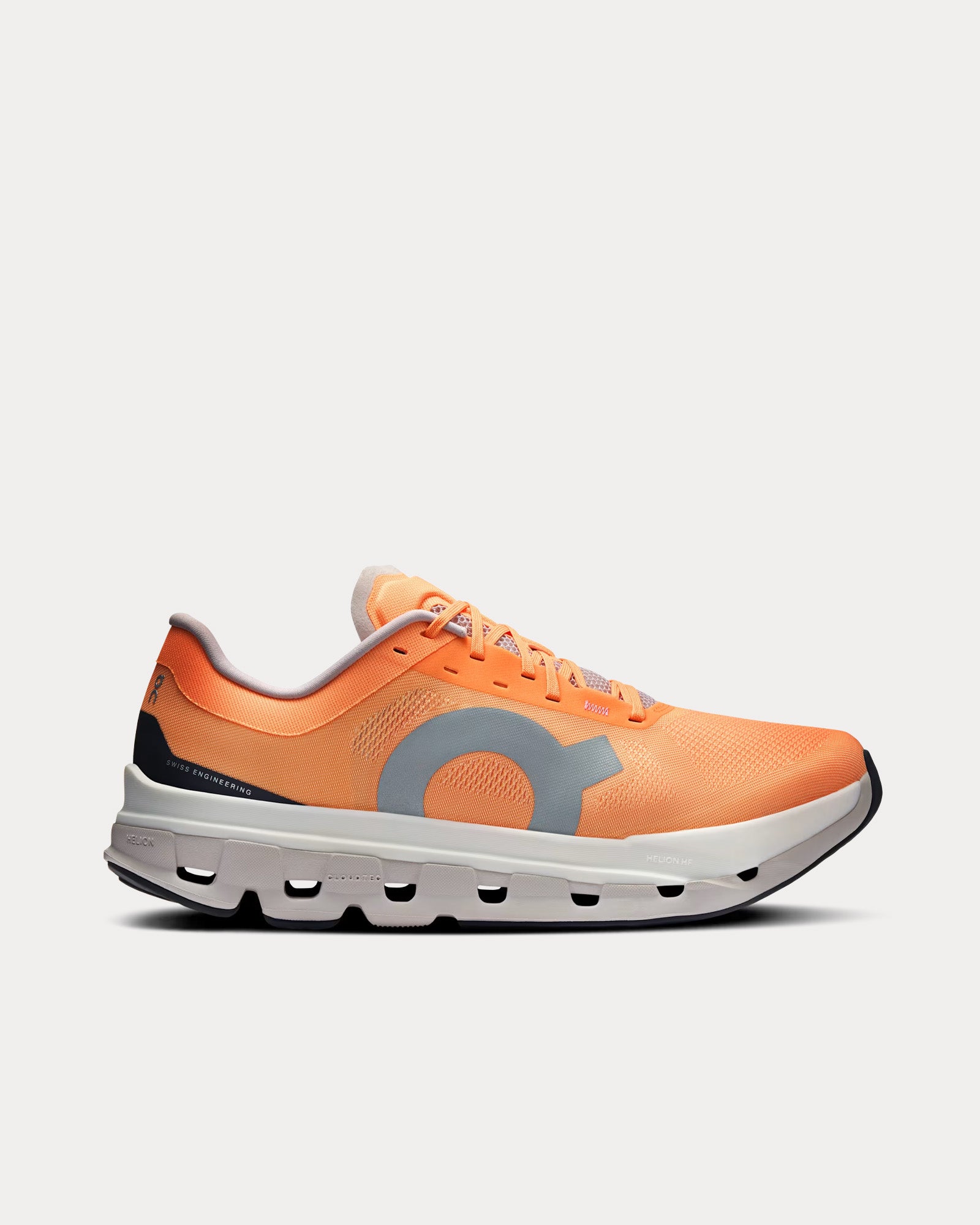 Men\'s Silver Athletic Sneakers with Orange Accent On Mens Cloud X4 Running Shoes – ShopCGX main image 3