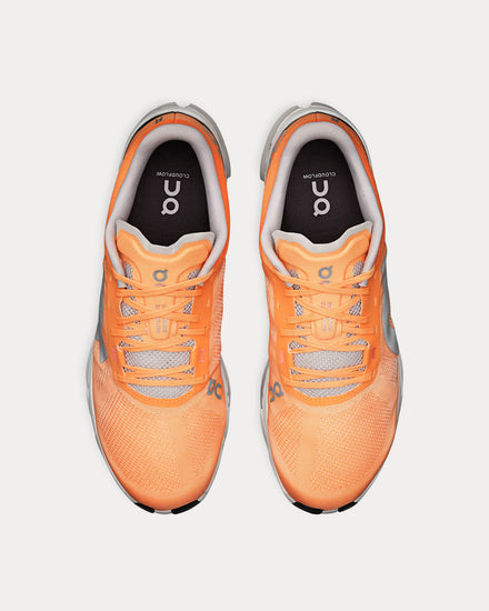 On Running Cloudflow 5 Tangerine / Silver Running Shoes - 2
