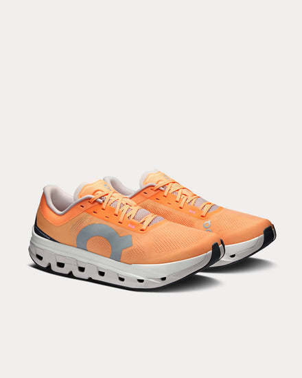 On Running Cloudflow 5 Tangerine / Silver Running Shoes - 3