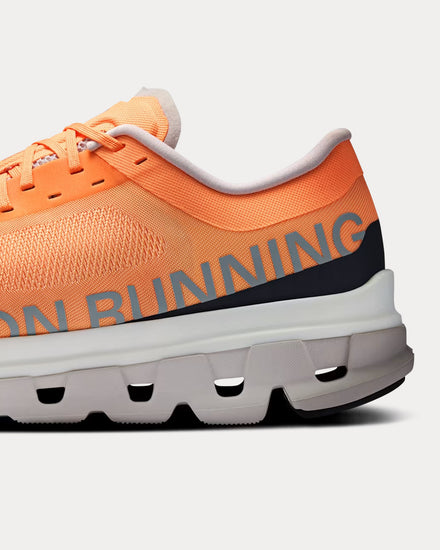 On Running Cloudflow 5 Tangerine / Silver Running Shoes - 5