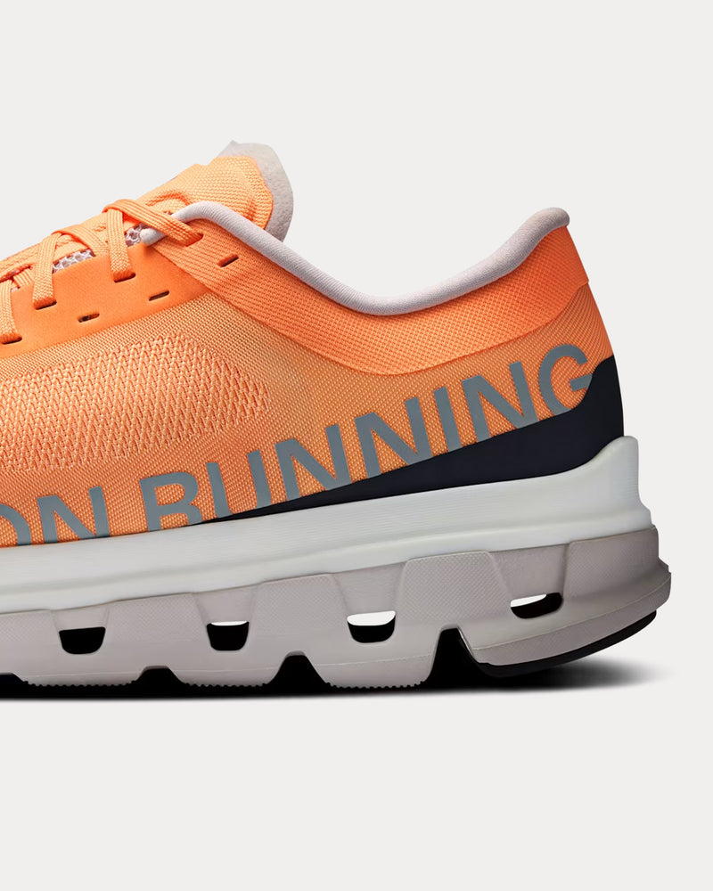 On Running Cloudflow 5 Tangerine / Silver Running Shoes - 5