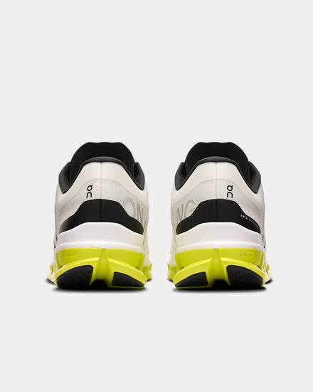 On Running Cloudflow 5 White / Lime Running Shoes - 4
