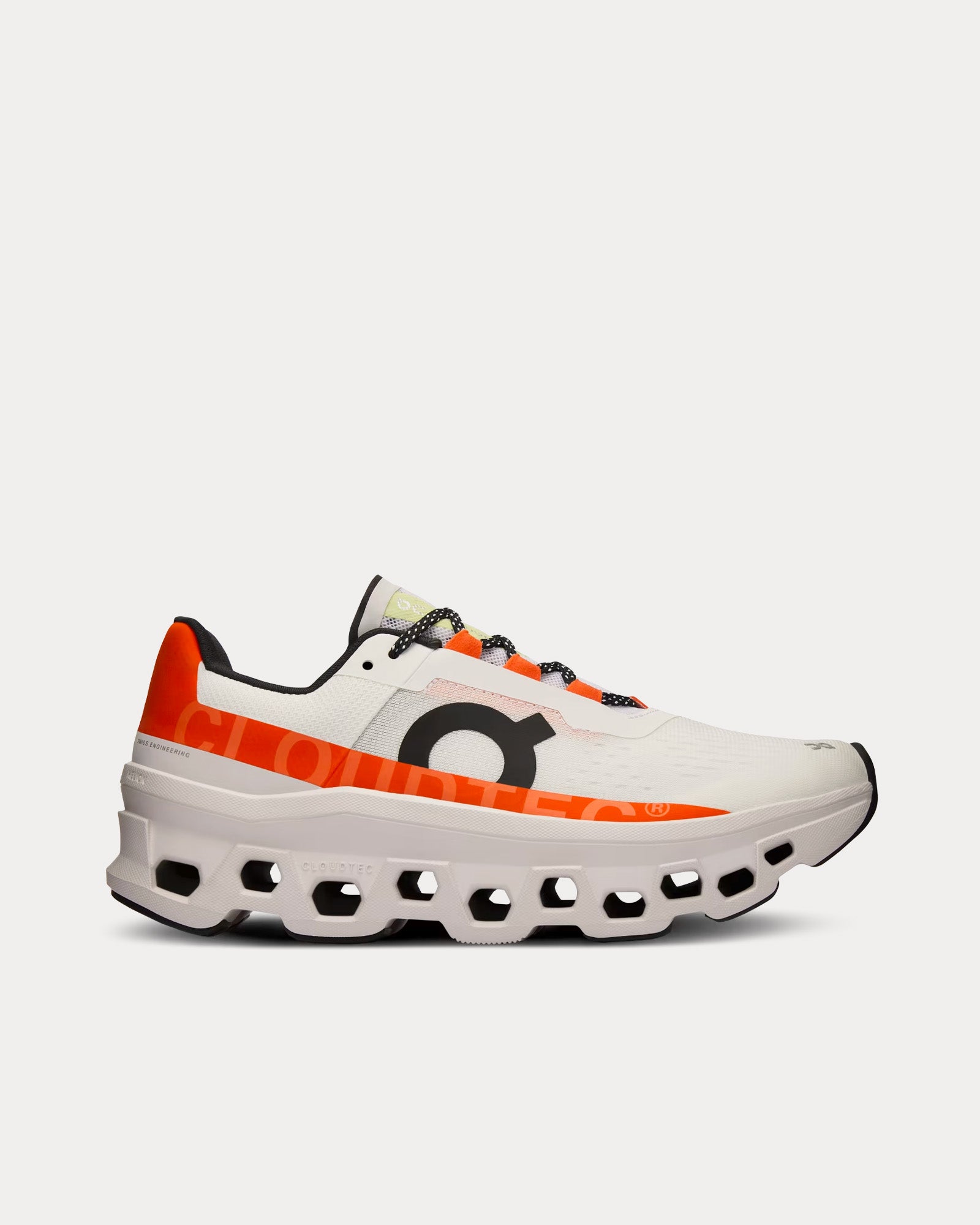 On Running Cloudmonster Undyed White/Flame Size 12 Men’s On Running Men main image 2