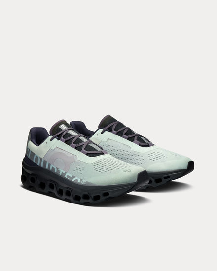 On Running Cloudmonster Glacier / Black Running Shoes - 3