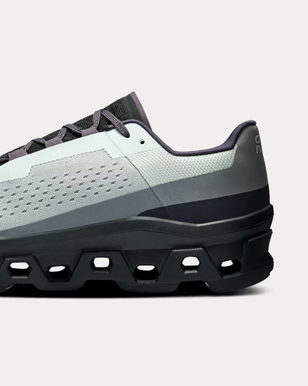 On Running Cloudmonster Glacier / Black Running Shoes - 5