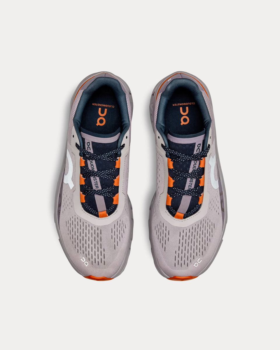 On Running Cloudmonster Pearl / Flame Running Shoes Sneak in Peace