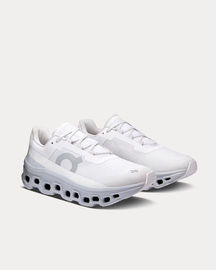 On Running Cloudmonster White / Glacier Running Shoes - 3