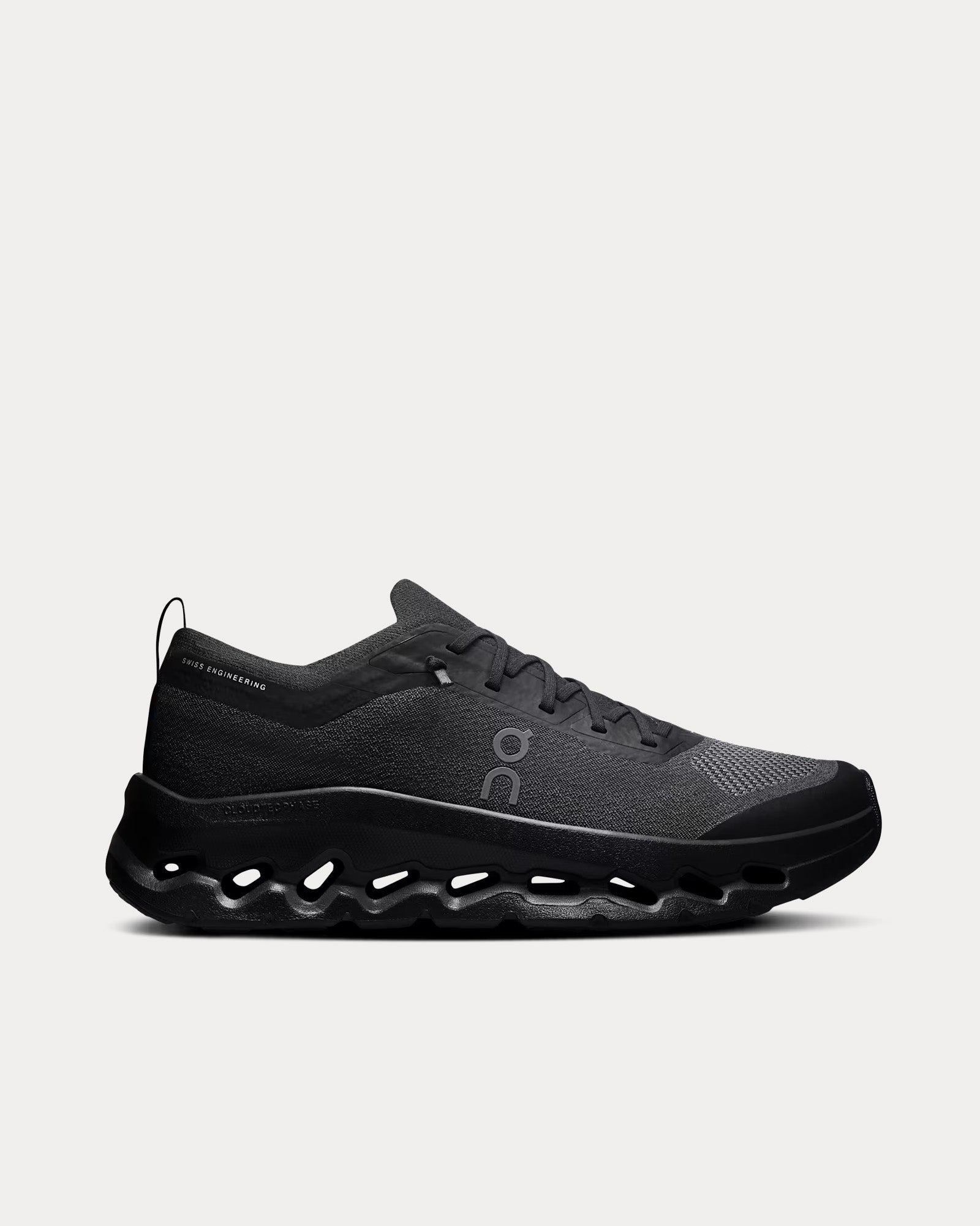 On Running Men's Cloudtilt Moon Black / Black Low Top Sneakers