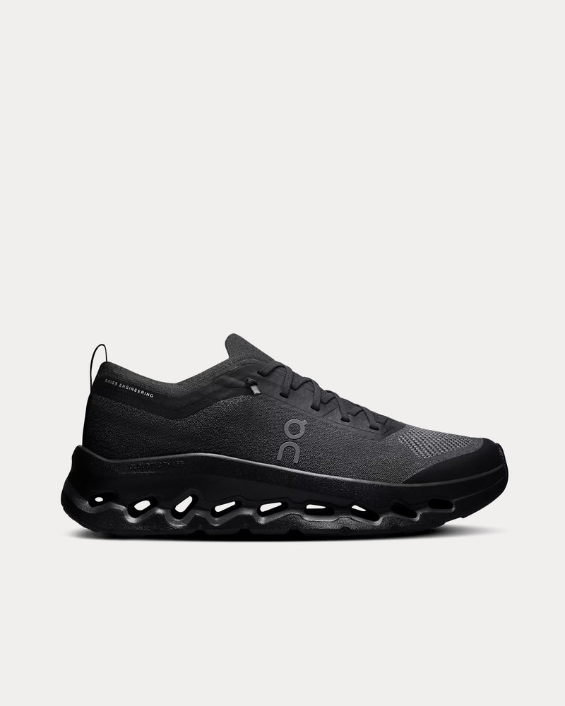 On Running Cloudtilt Moon Black / Black Low Top Sneakers - 1