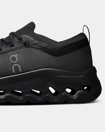 On Running Cloudtilt Moon Black / Black Low Top Sneakers - 5
