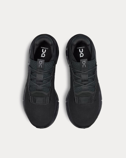 On Running Cloudnova 2 All Black Low Top Sneakers - 2