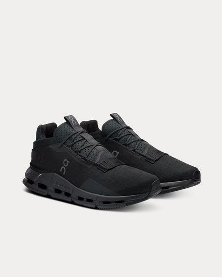 On Running Cloudnova 2 All Black Low Top Sneakers - 3