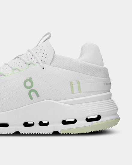 On Running Cloudnova White / Sage Running Shoes - 4